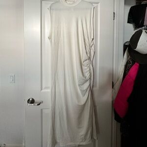 NWOT anthropology off white sweater dress